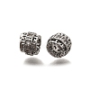 Brass Micro Pave Cubic Zirconia Beads KK-Z126-16P-1