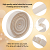 Cloth Cord for Women's Wedding Dress Zipper Replacement OCOR-WH0046-33-4