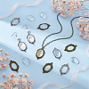 30Pcs Vintage Tibetan Style Alloy Pendant Cabochon Bezel Open Back Settings TIBEP-UN0001-31-2