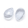 Faceted Glass Pendants GLAA-F069-S-A01-2
