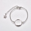 Tarnish Resistant 304 Stainless Steel Bracelet Making STAS-L248-006P-1