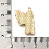 Christmas Theme Alloy Enamel Pendants ENAM-Q509-02KCG-09-3