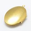 Brass Locket Pendants KK-P094-18-1