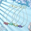 4Pcs 4 Styles ABS Plastic Imitation Pearl Beaded Necklaces NJEW-JN04859-2