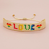 Miyuki Seed Braided Bead Bracelet RP2281-02-2