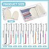 39Pcs 9 Styles Carbon Steel Punch Needles FIND-GA0007-36-2