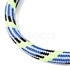 Braided Round Polyester Cord Bracelet Makings FB-CBAEDA0-01P-29-2