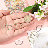 32Pcs 2 Colors Alloy Open Back Bezel Big Pendants FIND-CA0010-88-3