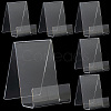 6Pcs Acrylic Book Stand for Kitchen Counter ODIS-SP0001-04C-1