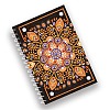 DIY Mandala Theme Spiral Notebook Diamond Painting Kits DIAM-PW0004-109-1