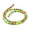 Handmade Polymer Clay Beads Strands CLAY-R089-3mm-016-3