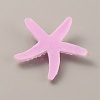 Starfish Translucent Resin Cabochons RESI-WH0028-16E-2