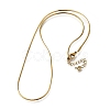1.5MM 304 Stainless Steel Snake Chain Necklaces for Women Men STAS-V011-04C-G-3