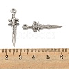 Non-Tarnish 304 Stainless Steel Pendants STAS-O004-06D-P-3