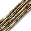 Electroplated Synthetic Non-magnetic Hematite Beads Strands G-I364-I01-01B-1