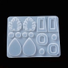 DIY Pendant Earring Silicone Molds X-DIY-L021-67-3