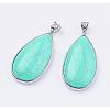 Synthetic Turquoise Big Pendants G-I184-11-2