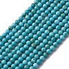 Natural Magnesite Beads Strands G-K244-02-4mm-01-2