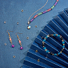 80Pcs 2 Colors Brass Bead Frames KK-PH0002-60-2