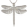 Alloy Enamel Dragonfly Big Pendants X-ENAM-L034-01P-2