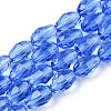 Glass Beads Strands GLAA-R024-11x8mm-8-1