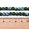 Transparent Electroplate Glass Beads Strands LS-EGLA-Q132-6MM-01A-21-4