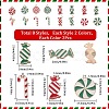 SUNNYCLUE 32Pcs 16 Style Christmas Theme Alloy Enamel Pendants ENAM-SC0003-66-2