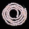 Imitation Jade Electroplate Glass Beads Strands EGLA-A039-J2mm-L07-2