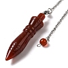 Mixed Natural Gemstone Pointed Dowsing Pendulums G-F758-F-P-3