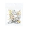 20Pcs 10 Styles Alloy Pave Clear Cubic Zirconia Pendants FIND-FS0005-18-7