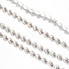 Brass Rhinestone Strass Chains CHC-T002-SS16-02S-3