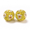 Polymer Clay Rhinestone Beads RB-L029-03H-2