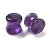 Natural Amethyst Ear Gauges Flesh Tunnels Plugs EJEW-P293-02A-2