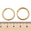 304 Stainless Steel Huggie Hoop Earrings EJEW-G272-02-16mm-G-4