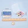Light Gold Plated Acrylic Charms PALLOY-SC0002-58-7