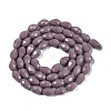Opaque Solid Color Beads Strands EGLA-N013-P8mm-D09-2