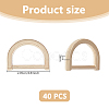 40Pcs Zinc Alloy Bag Strap Adjuster Buckles FIND-DC0007-62-2