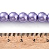 Baking Paint Pearlized Glass Pearl Round Bead Strands HY-Q330-8mm-27-4