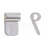 Brass Glue-on Flat Pad Bails KK-D519-B-S-2