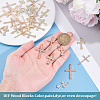 40Pcs 4 Styles Alloy Rhinestone Pendants FIND-ME0003-43-3