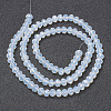 Glass Beads Strands EGLA-A034-J1mm-D06-2