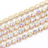 Brass Rhinestone Strass Chains CHC-T003-SS8-02C-1