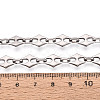 304 Stainless Steel Rhombus Link Chains CHS-Q009-01P-3