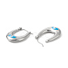 316 Stainless Steel Hoop Earrings LS-EJEW-I282-01A-02P-3