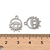 Non-Tarnish 304 Stainless Steel Charms STAS-J042-09P-3