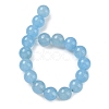 Dyed Natural Malaysia Jade Beads Strands G-G021-01D-09-4