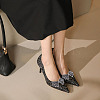 Glass Rhinestone Bowknot Shoe Decorations AJEW-WH0323-24C-5