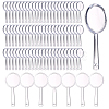 80Pcs Plastic Magnifying Glass AJEW-GO0002-63-1
