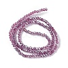 Electroplate Glass Beads Strands EGLA-R048-2mm-11-3