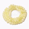 Spray Painted Glass Beads Strands X-GLAA-A038-C-41-2
